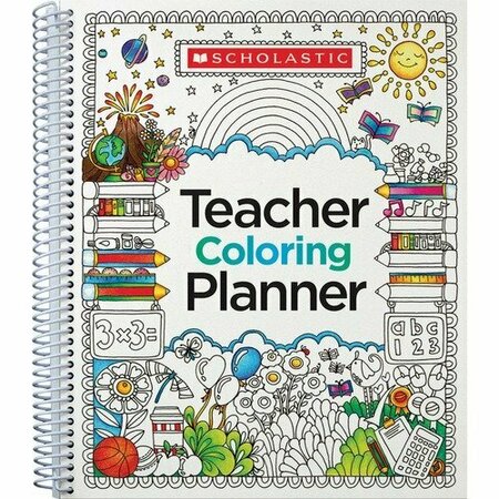 SCHOLASTIC TEACHING RESOURCES PLANNER, TEACHER, COLORING SHS1338092928